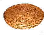 tray round 45cm x 5cm rattan